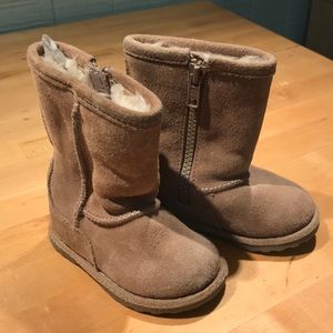 Leather winter boots